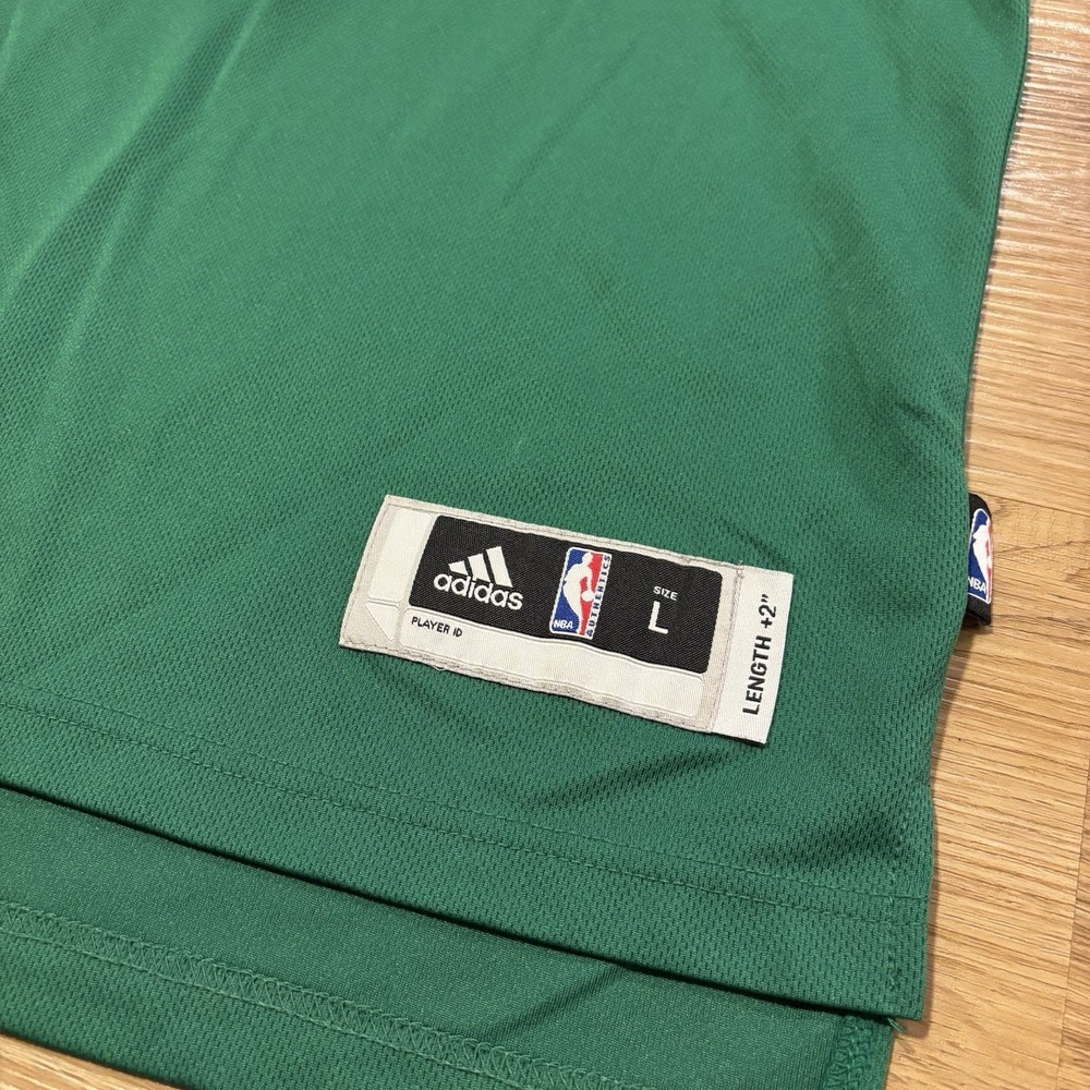Adidas Swingman Jersey Youth Large +2 Length Rondo Boston Celtics Green Stitched - Picture 3 of 11